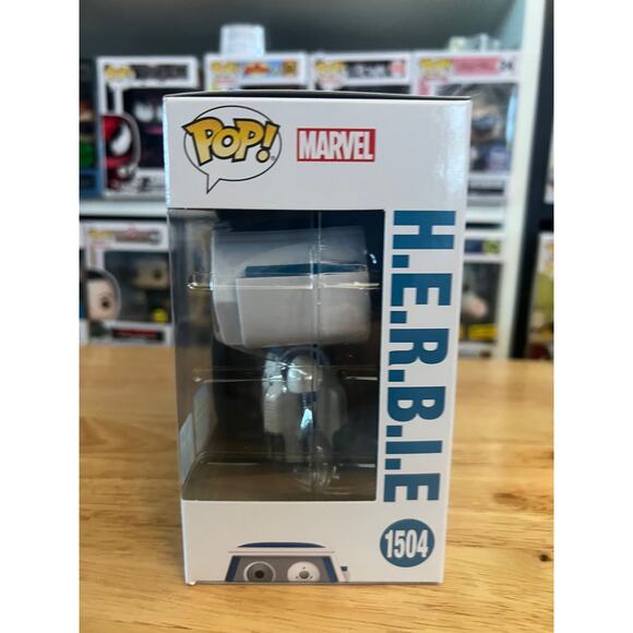NEW IN HAND H.E.R.B.I.E. Fantastic 4 Funko Pop Bobblehead #1504 Marvel Four MCU - Picture 4 of 6